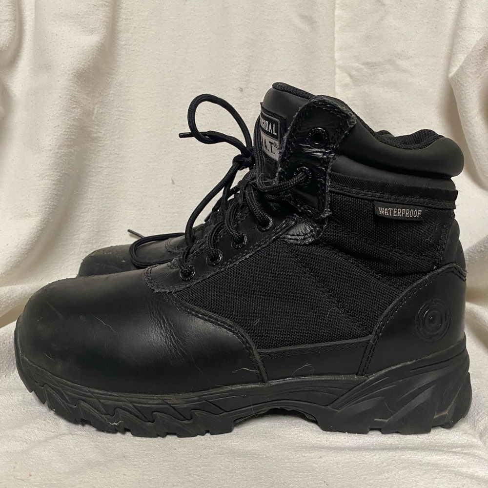 Black Tactical Waterproof Boots